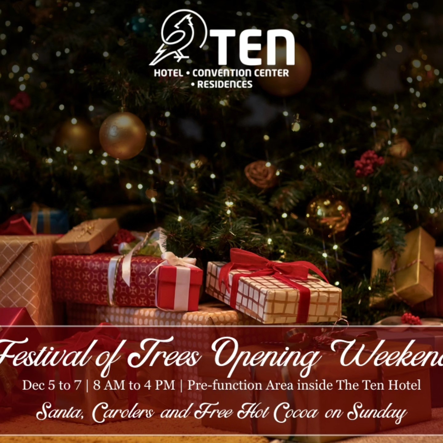 Festival of Trees Opening Weekend at The Ten Hotel